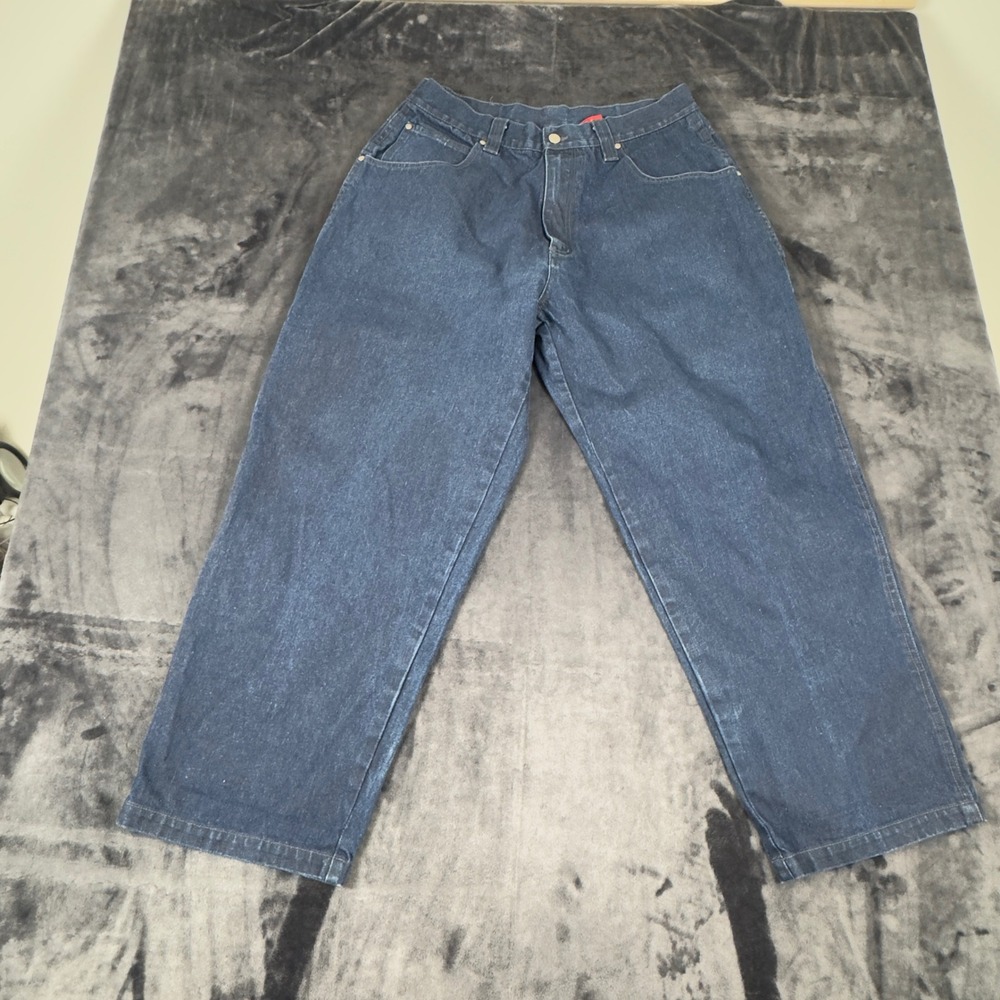 Coogi Carpenter Jeans Mens 38x32 Blue Down Under Blue Vintage Wide Leg Denim